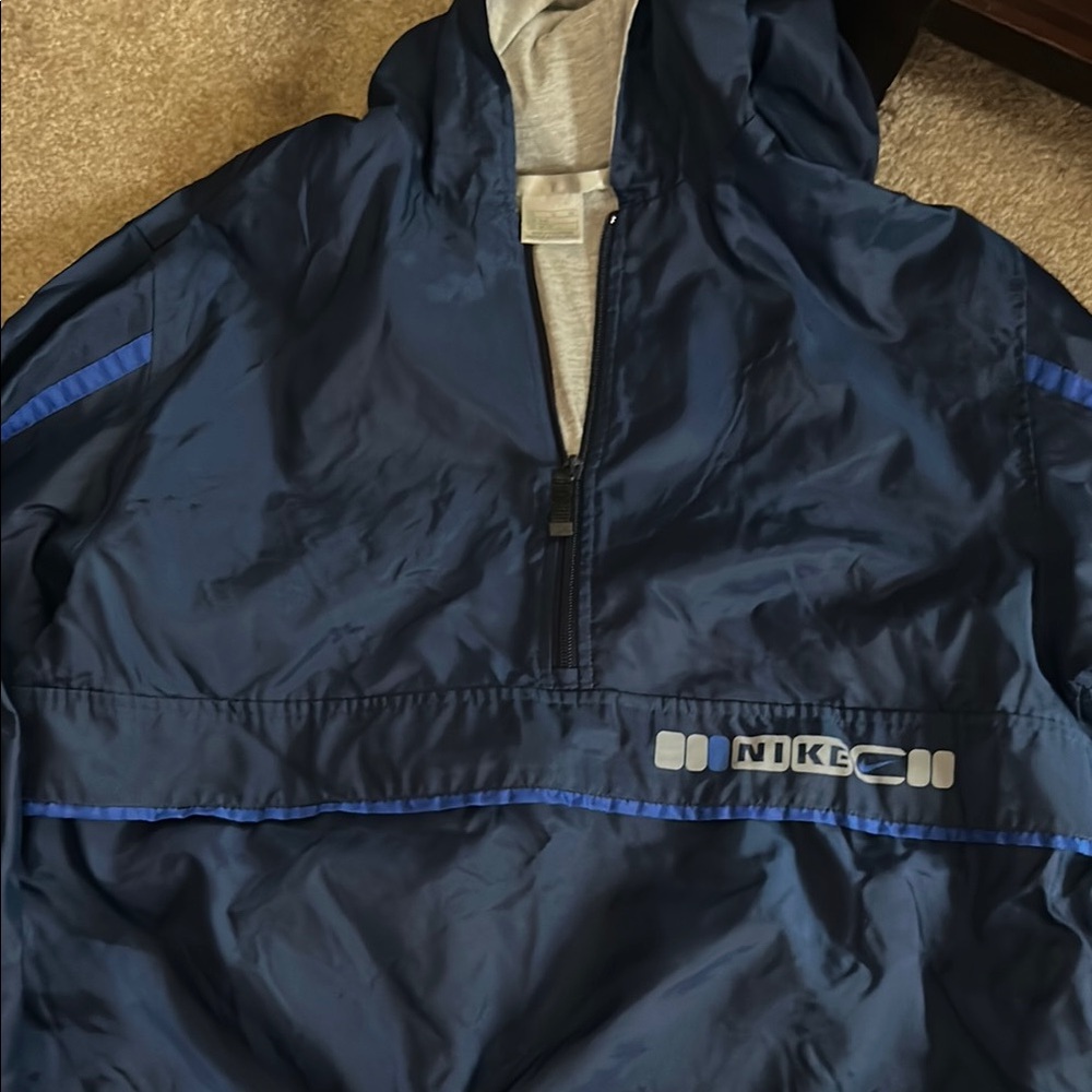 Men's Nike Blue Hooded Jacket